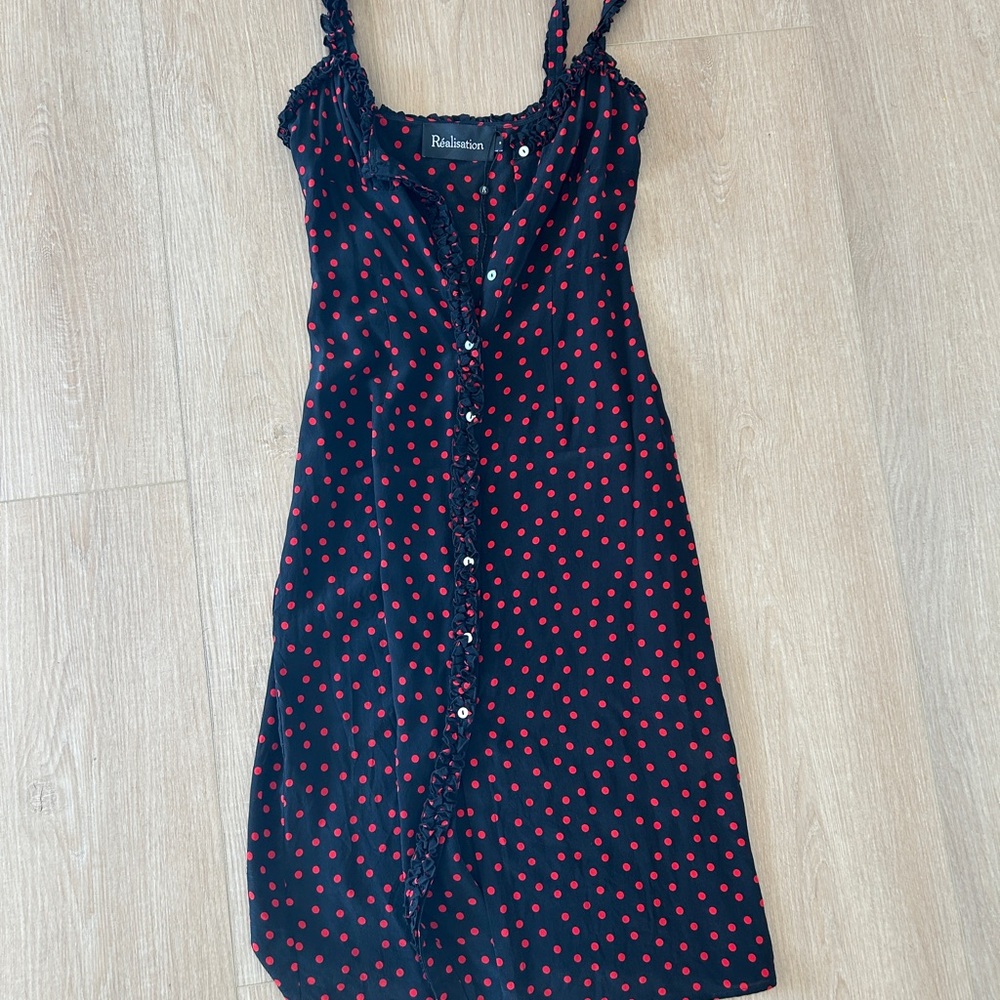 Black and Red Polka Dot Dress